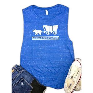 You Have Died of Squats Women's Workout Muscle Tank - Gym Tank - Funny Workout